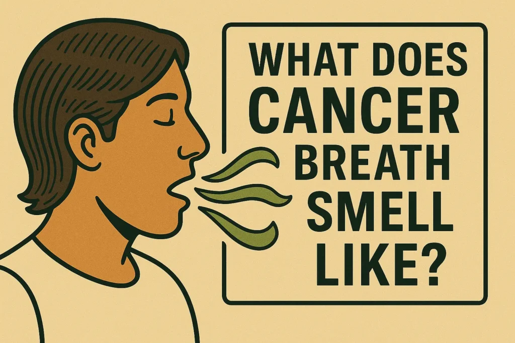 What does cancer breath smells like?