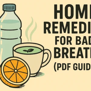 Home Remedies For Bad Breath (PDF Guide)