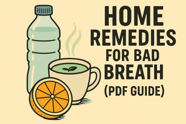 Home Remedies For Bad Breath (PDF Guide)