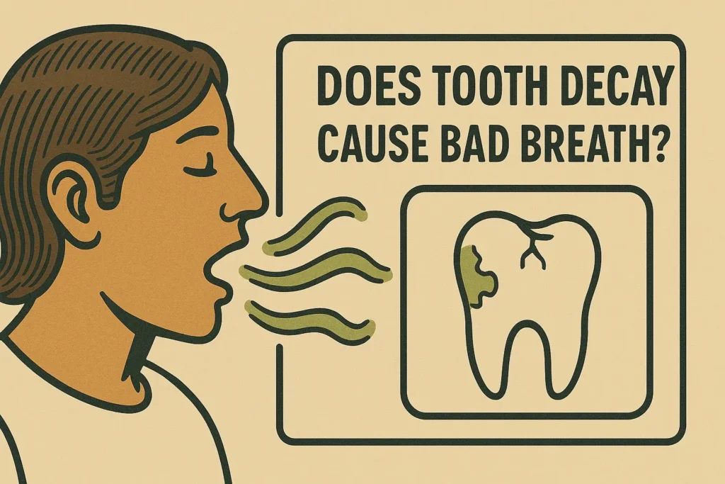 Does tooth decay cause bad breath?