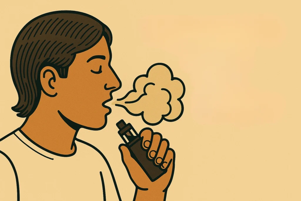 Does vaping cause bad breath