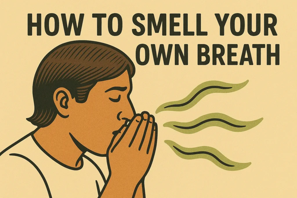 How to smell your own breath