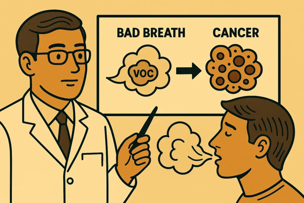 Is bad breath a sign of cancer?